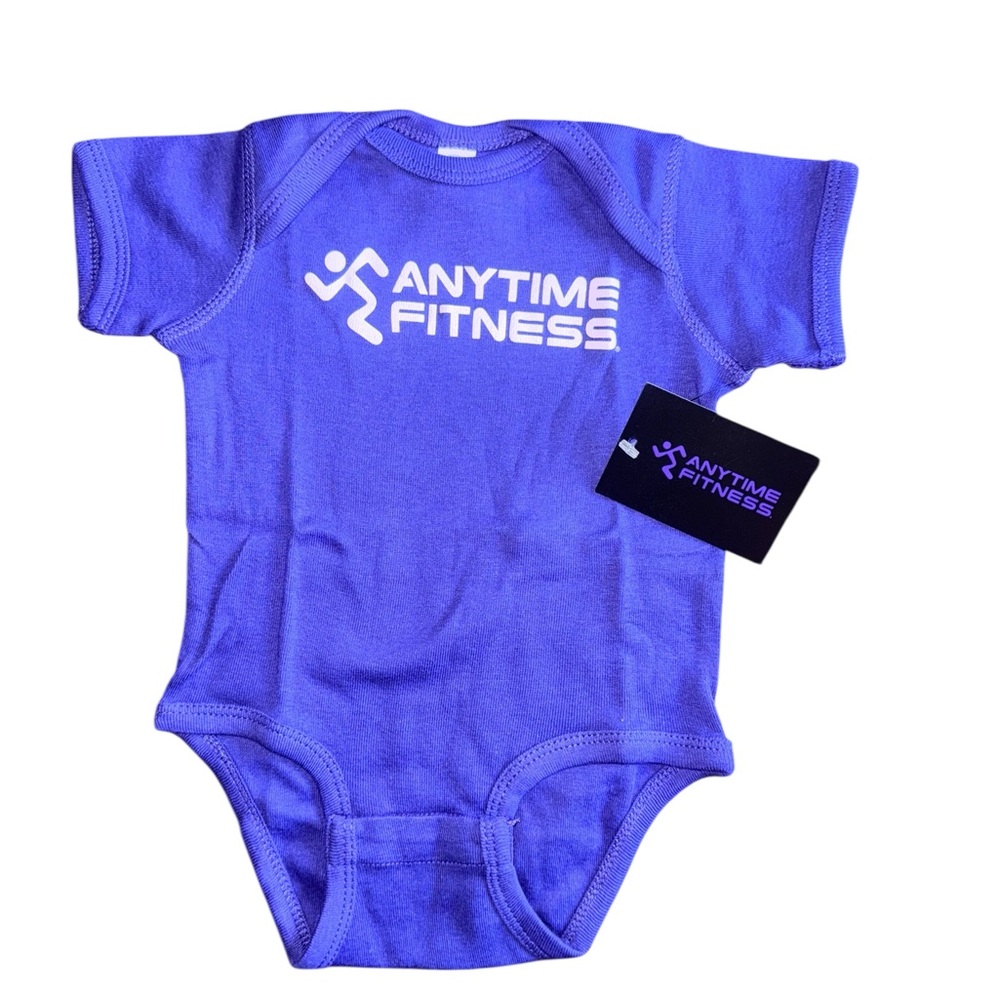 New Anytime Fitness baby onesie